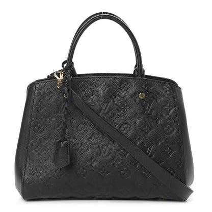Louis Vuitton Empreinte Montaigne MM Black 1 of 13