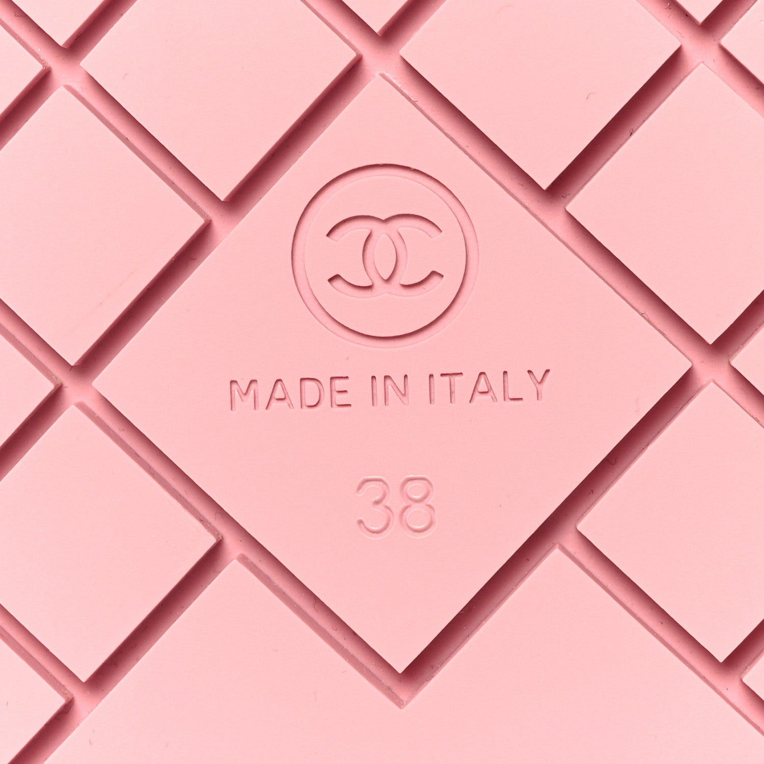 Chanel Shearling CC Flat Mules 38 Pink 6 of 8