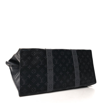 Louis Vuitton Monogram Eclipse Cabas Zippe GM Black 4 of 14