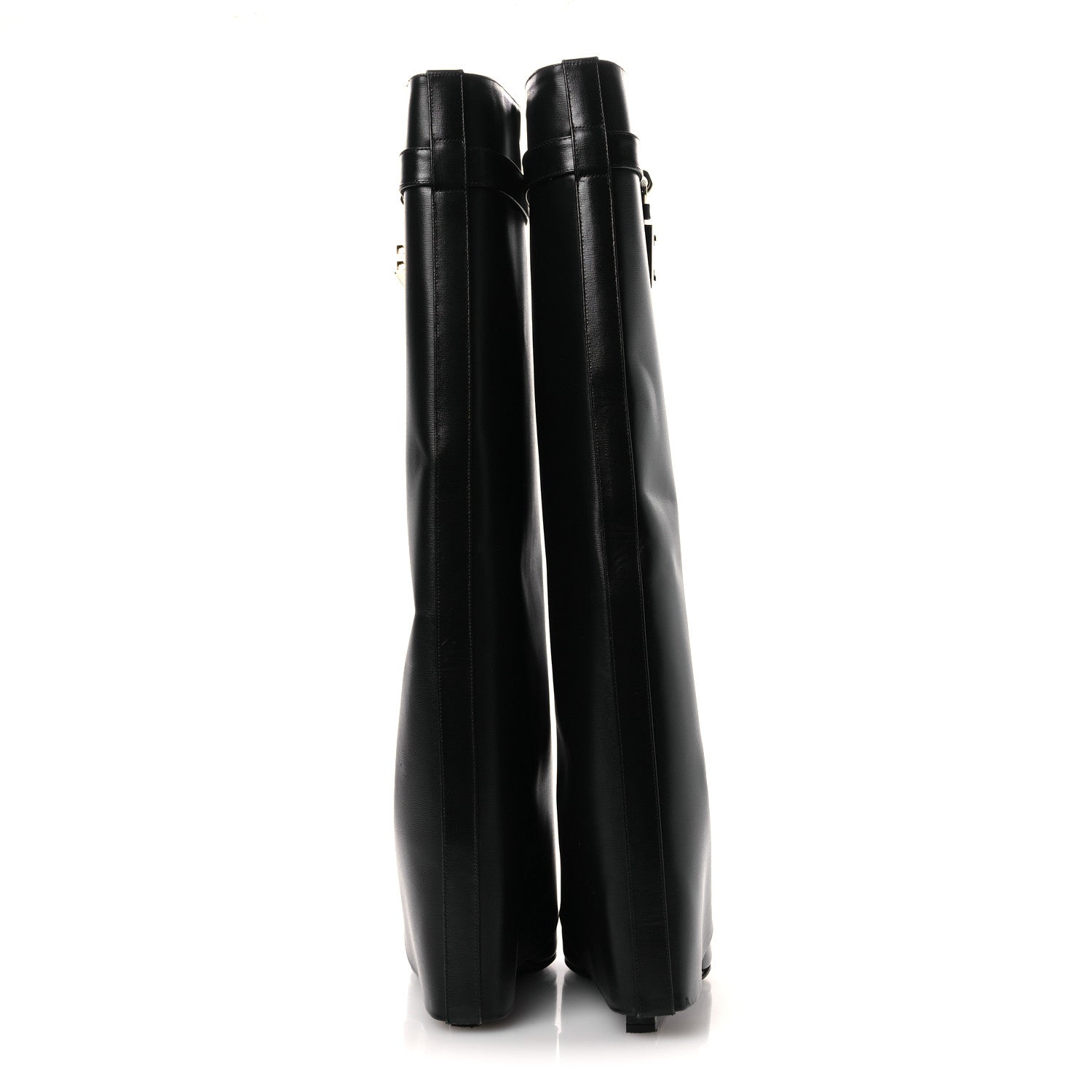 Givenchy Calfskin Shark Lock Pant Boots 36 Black 6 of 14