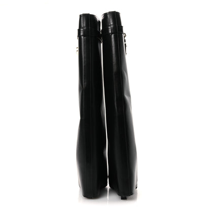 Givenchy Calfskin Shark Lock Pant Boots 36 Black 6 of 14