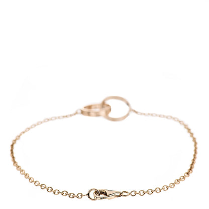 Cartier 18K Yellow Gold Interlocking LOVE Bracelet 3 of 4