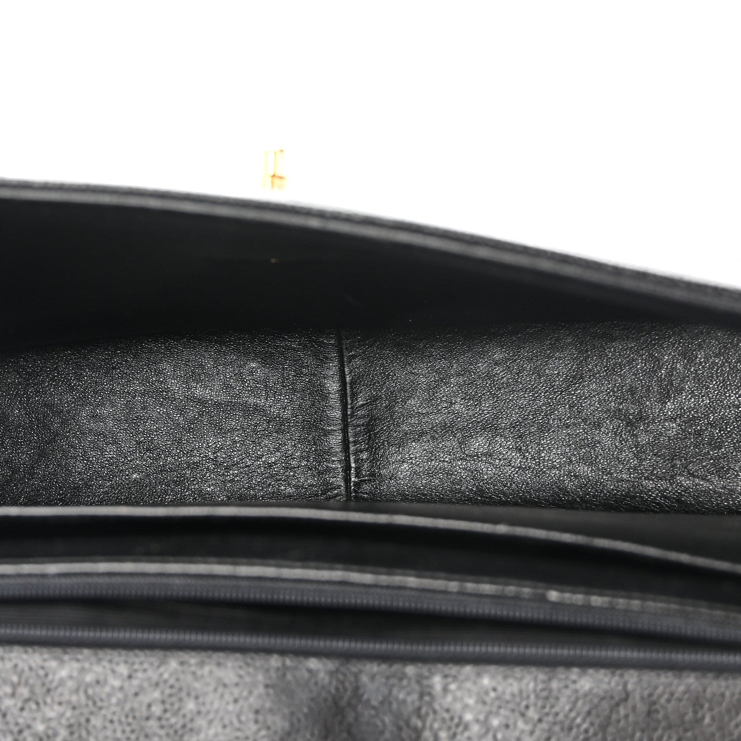 Chanel Caviar Chevron Quilted Jumbo Single Flap Black 5 of 10