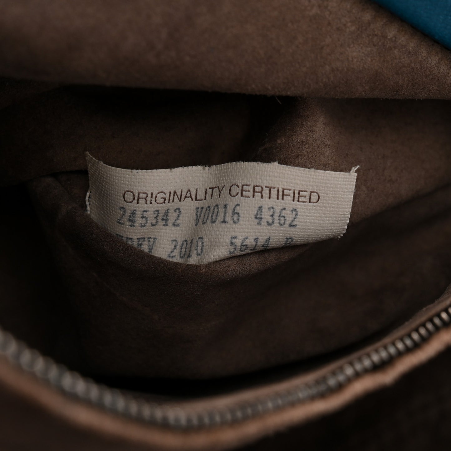 Nappa Intrecciato Messenger Bag Cobalt Blue