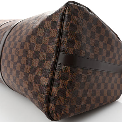 Louis Vuitton Damier Ebene Keepall Bandouliere 55 8 of 8