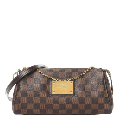 Louis Vuitton Damier Ebene Eva Clutch 1 of 10