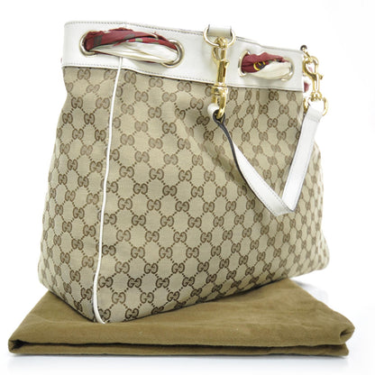 Gucci Monogram Positano Tote Ivory 2 of 9