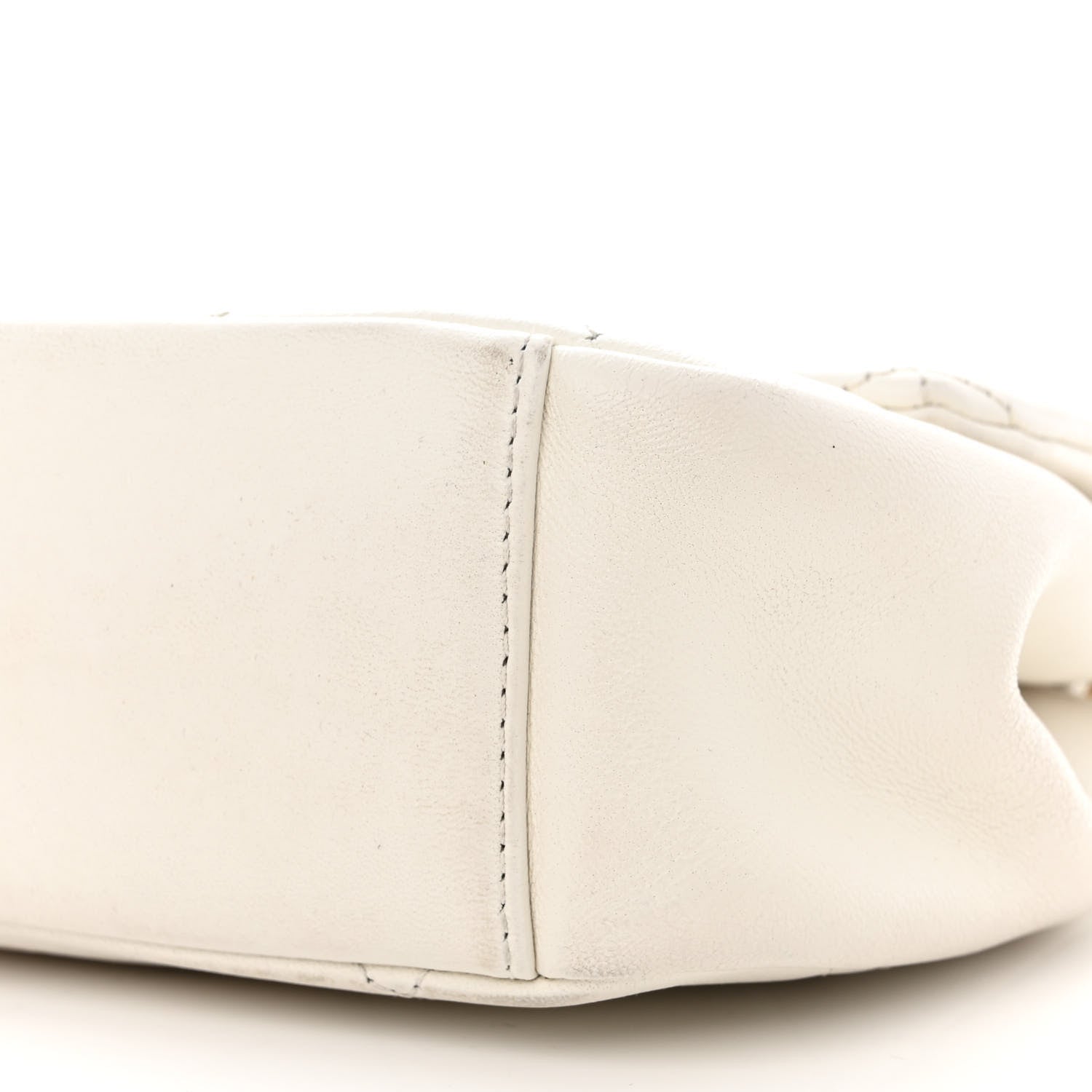 Chanel Lambskin A Real Catch Flap Bag White 10 of 14