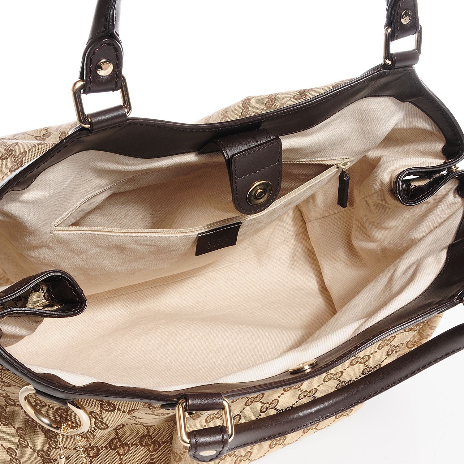 Gucci Monogram Large Sukey Tote Dark Brown 5 of 7