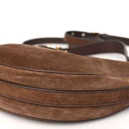 Prada Scamosciato Arque Shoulder Bag Cacao 9 of 9