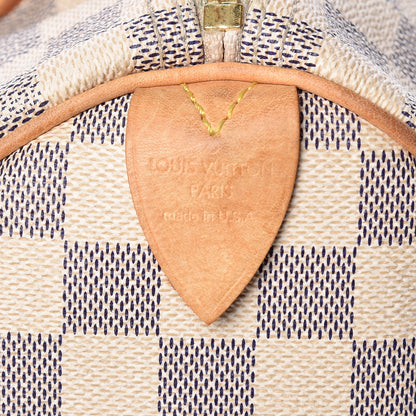 Louis Vuitton Damier Azur Speedy 30 6 of 19