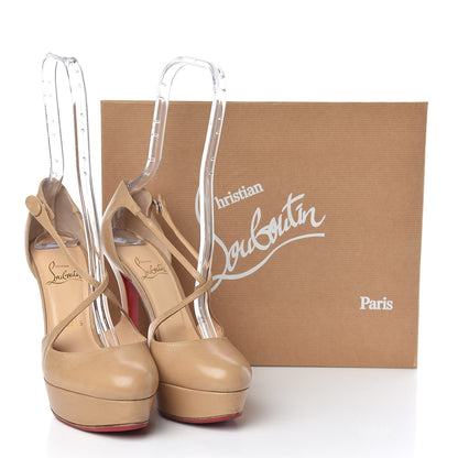 Christian Louboutin Kid Borghese 140 Pumps 37 Corde 11 of 11