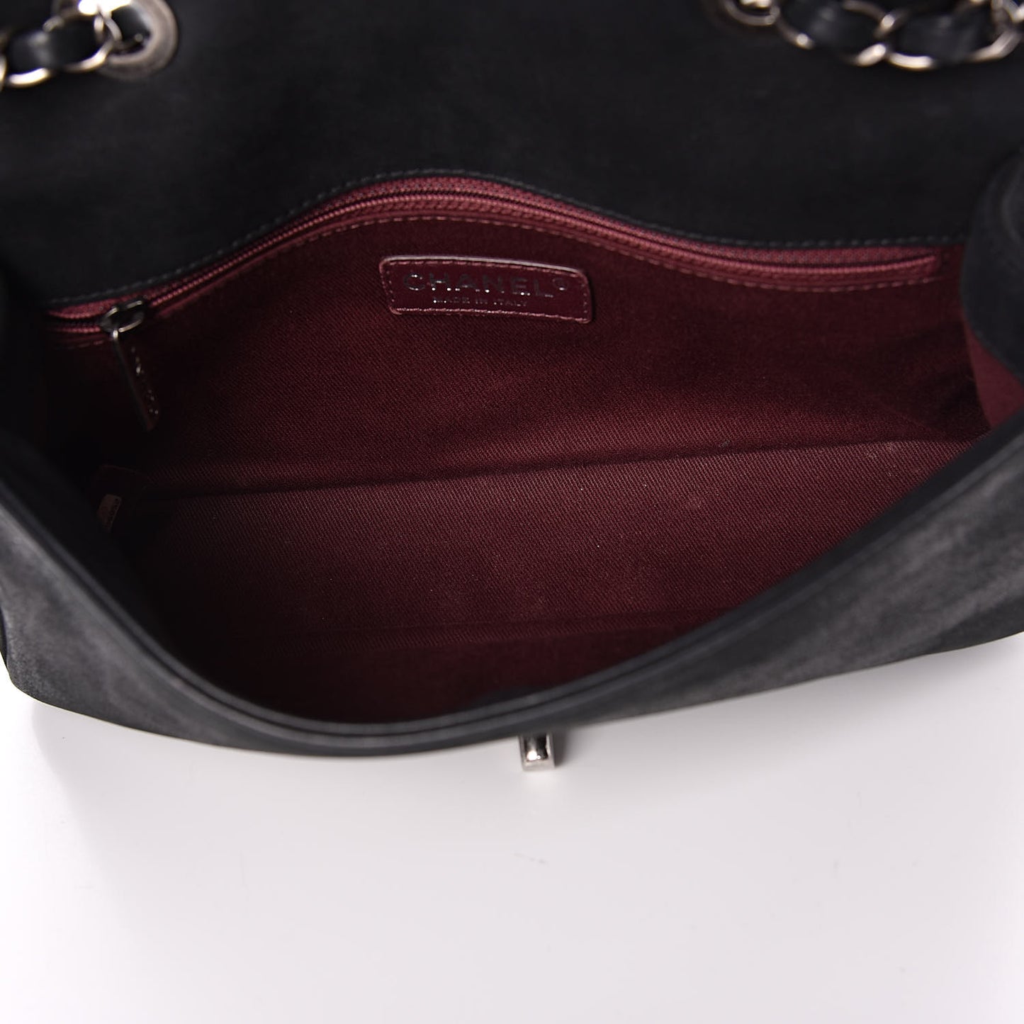 Calfskin Diamond Embossed New Chic Flap Black