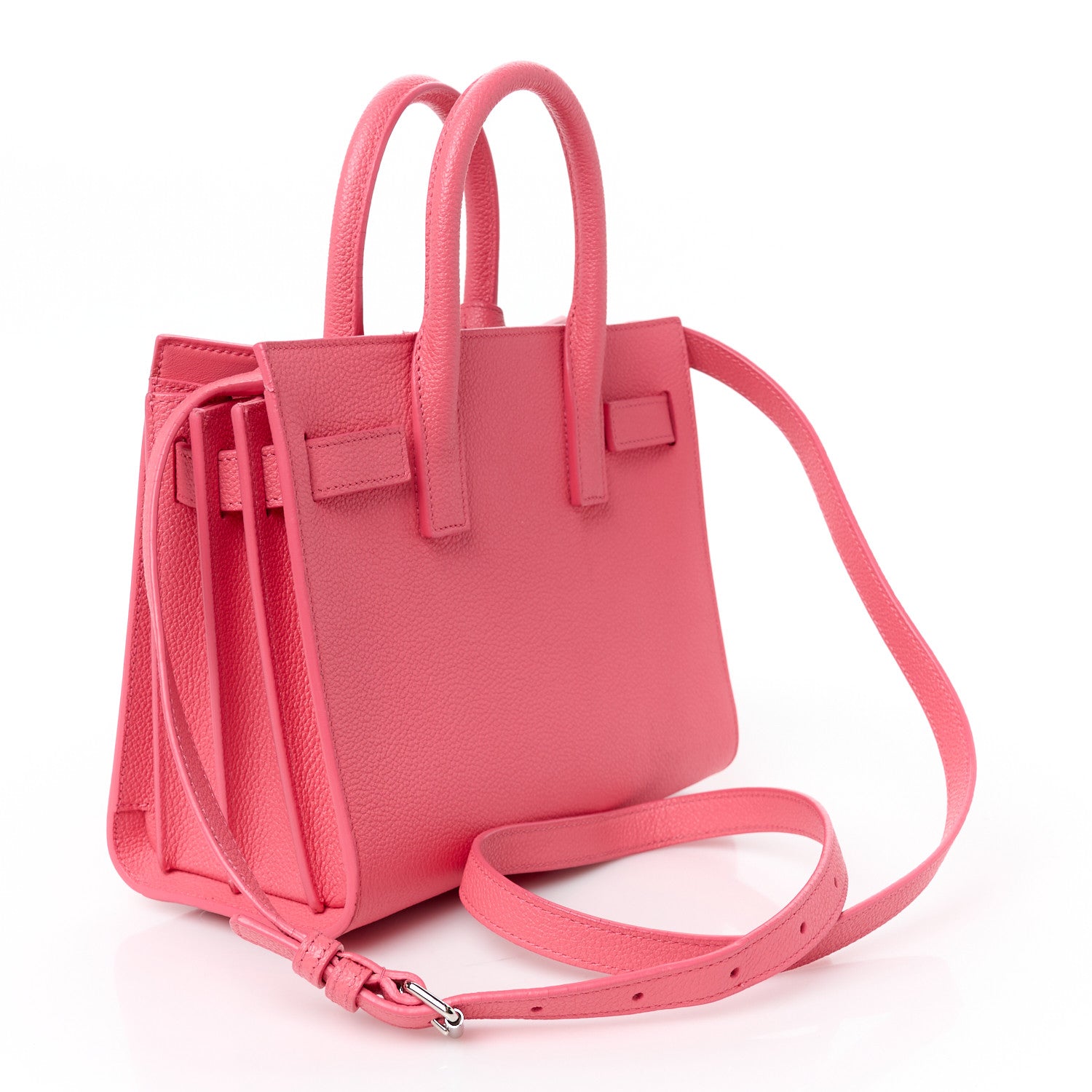 Saint Laurent Calfskin Nano Sac De Jour Rose Clair 3 of 11
