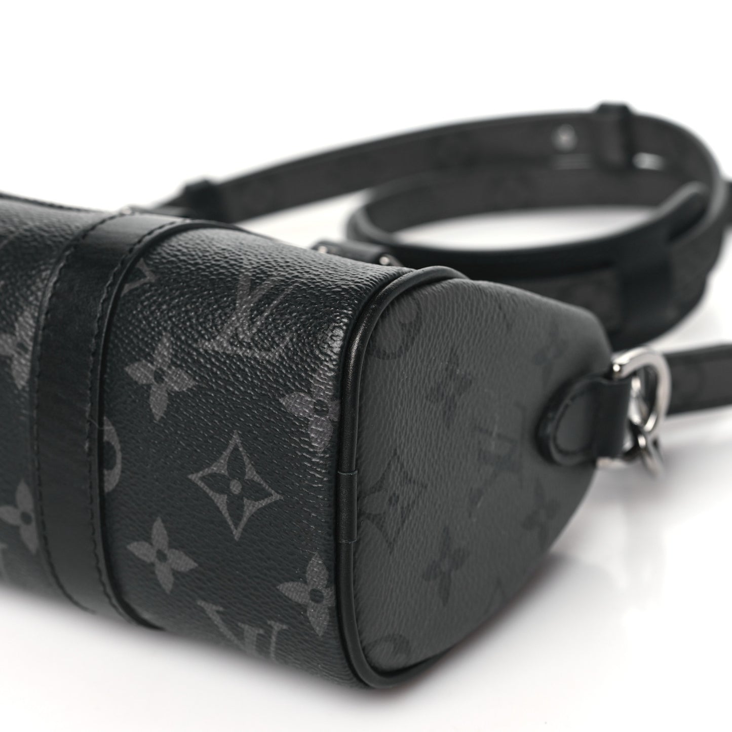 Reverse Monogram Eclipse Keepall XS Black