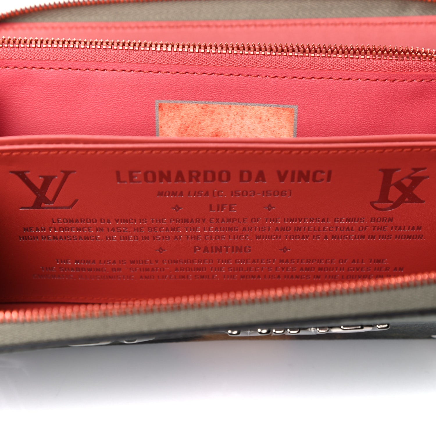 Louis Vuitton Masters Da Vinci Zippy Wallet 10 of 14