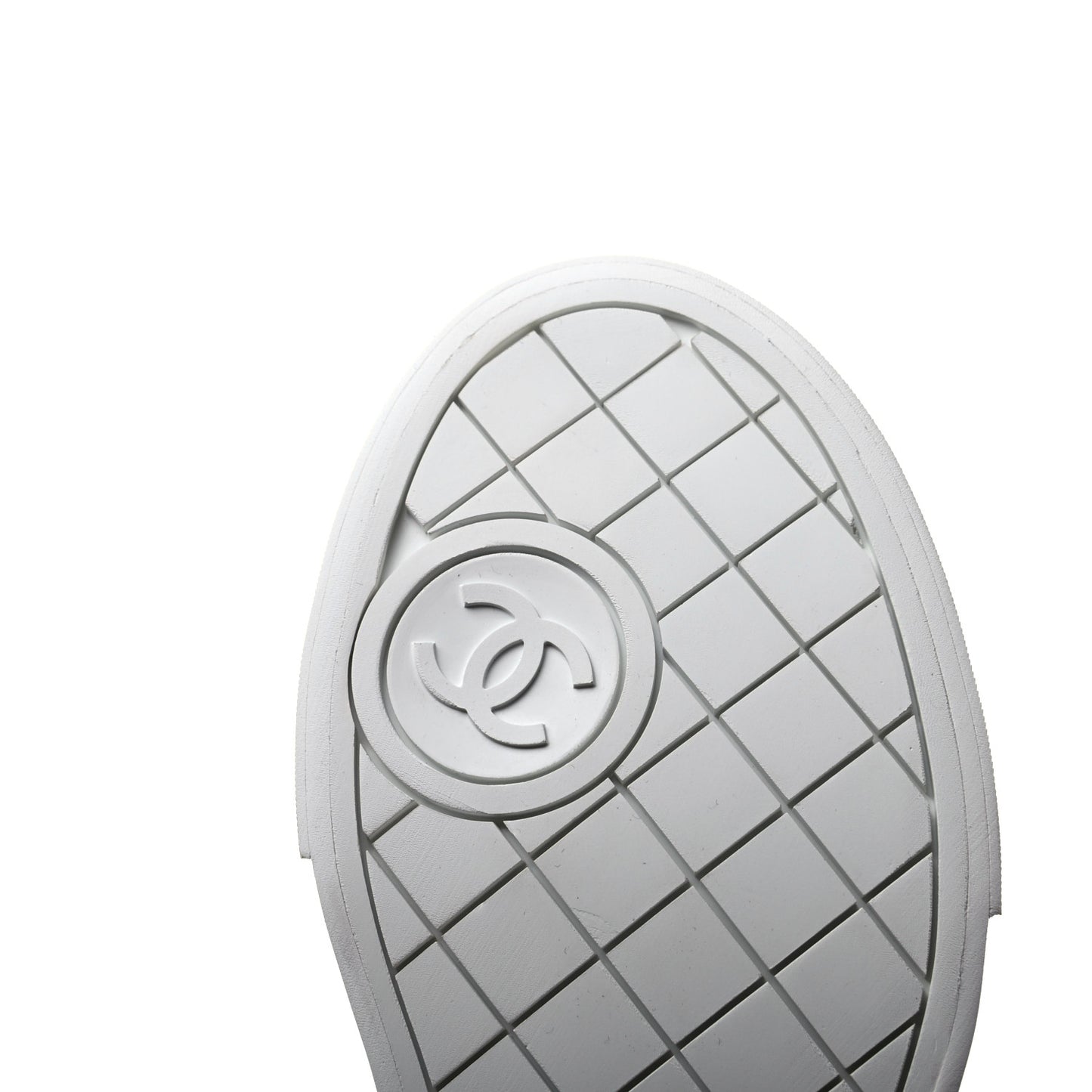 Fabric Low Top Sneakers 36 White