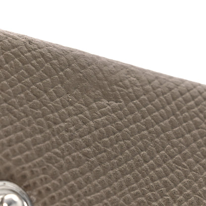Hermes Epsom Calvi Card Case Etoupe 10 of 11