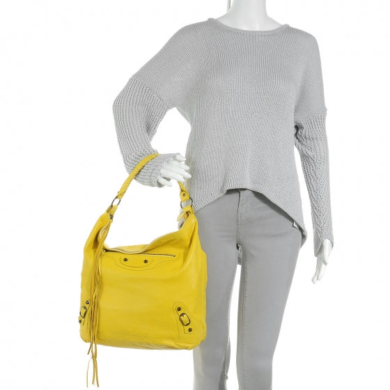 Balenciaga Agneau Day Hobo Mimosa Verveine 2 of 7