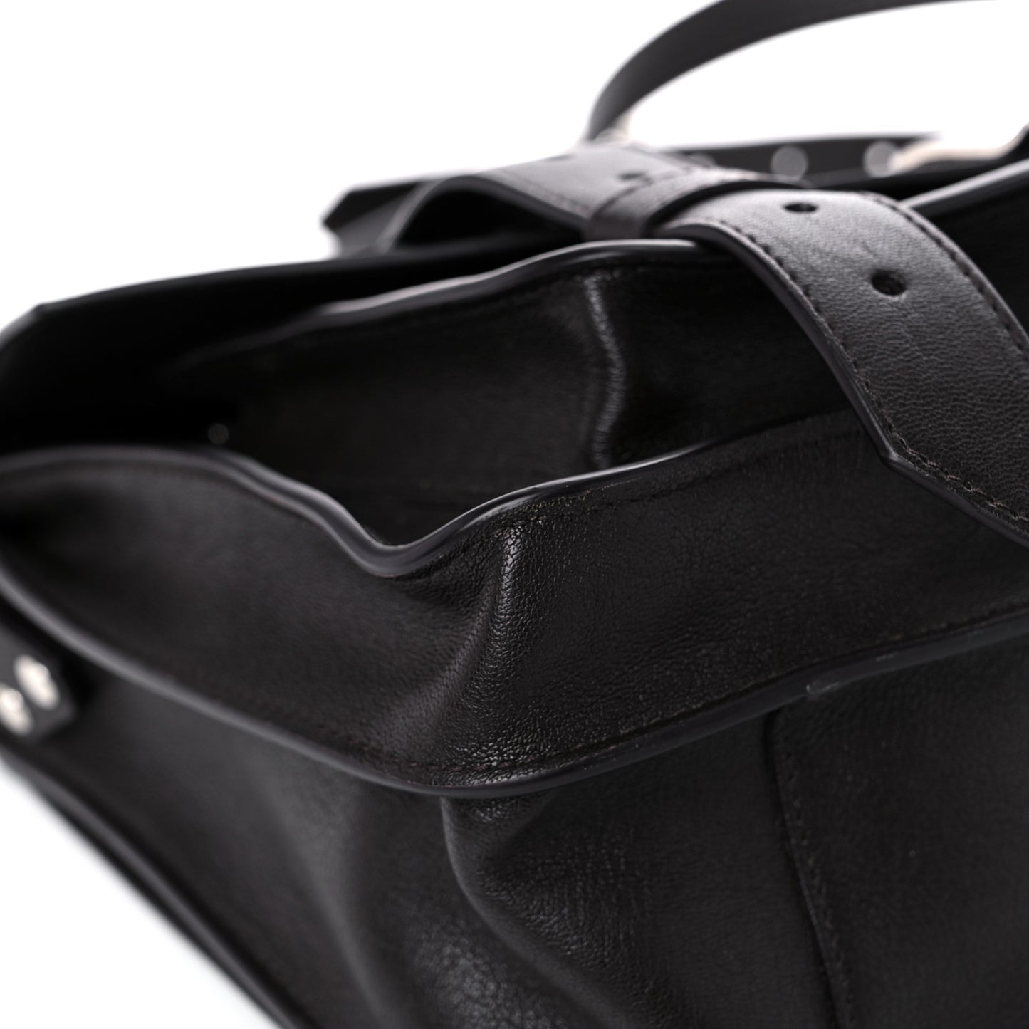 Lambskin Medium PS1 Satchel Black