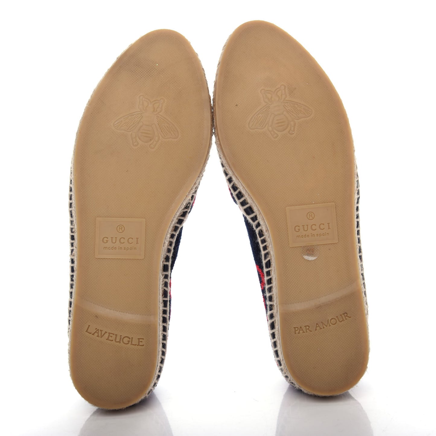 Terry Cloth GG Monogram Espadrilles 37 Blue Red
