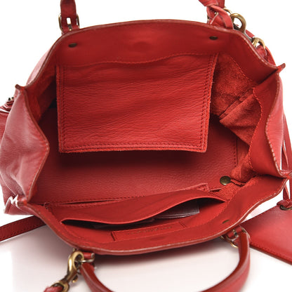 Balenciaga Veau Souple Papier Mini A4 Tote Rouge 5 of 15
