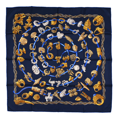 Hermes Silk Alliances Du Mond Scarf 90 1 of 3