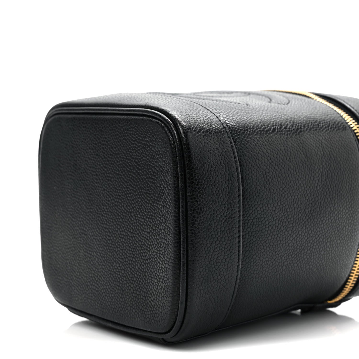 Chanel Caviar Vanity Cosmetic Case Black 9 of 11