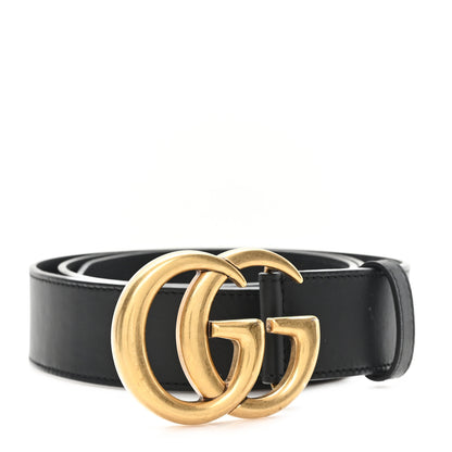 Gucci Calfskin Double G 40mm Belt 95 38 Black 1 of 5