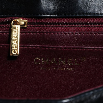 Chanel Lambskin Quilted Jumbo Single Flap Black 7 of 8