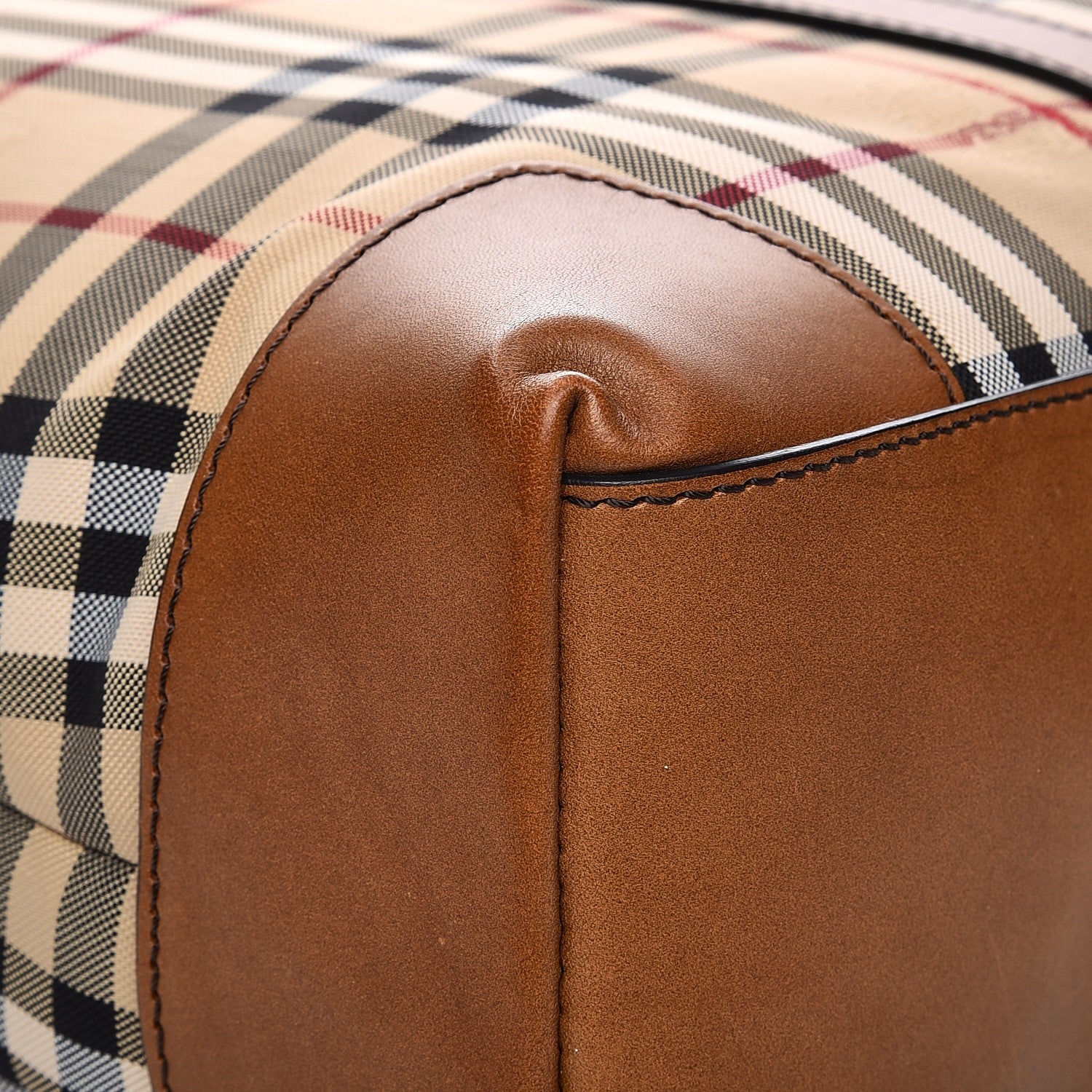 Burberry Horseferry Check Garnett Tote Tan 9 of 13