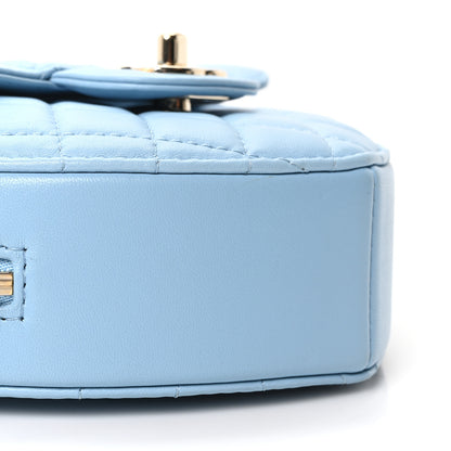 Chanel Lambskin Quilted CC In Love Heart Bag Light Blue 8 of 10