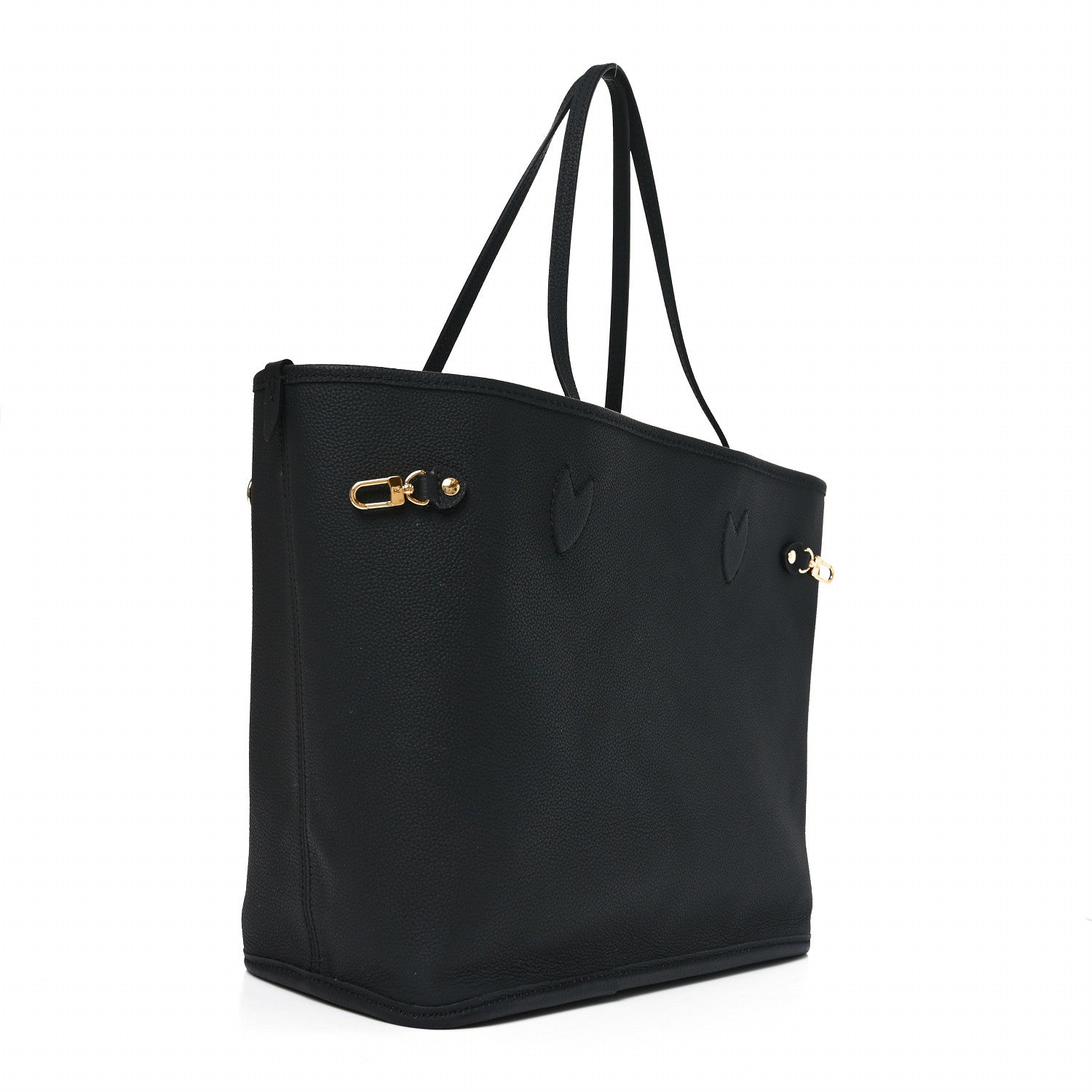 Louis Vuitton Monogram Calfskin Neo Neverfull Inside Out MM Black