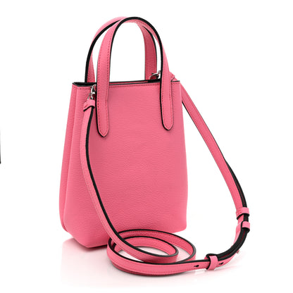 Salvatore Ferragamo Tumbled Calfskin Gancini Mini Bag Pink 3 of 9