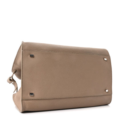 The Row Matte Grained Calfskin Soft Margaux 15 Dark Taupe 4 of 9