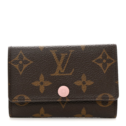 Louis Vuitton Monogram Multicles 6 Key Holder Rose Ballerine 1 of 8