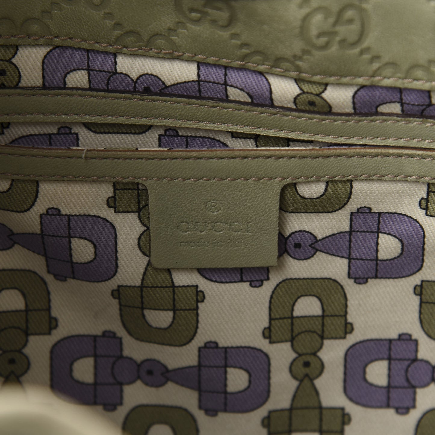 Guccissima Medium Joy Shoulder Bag Green