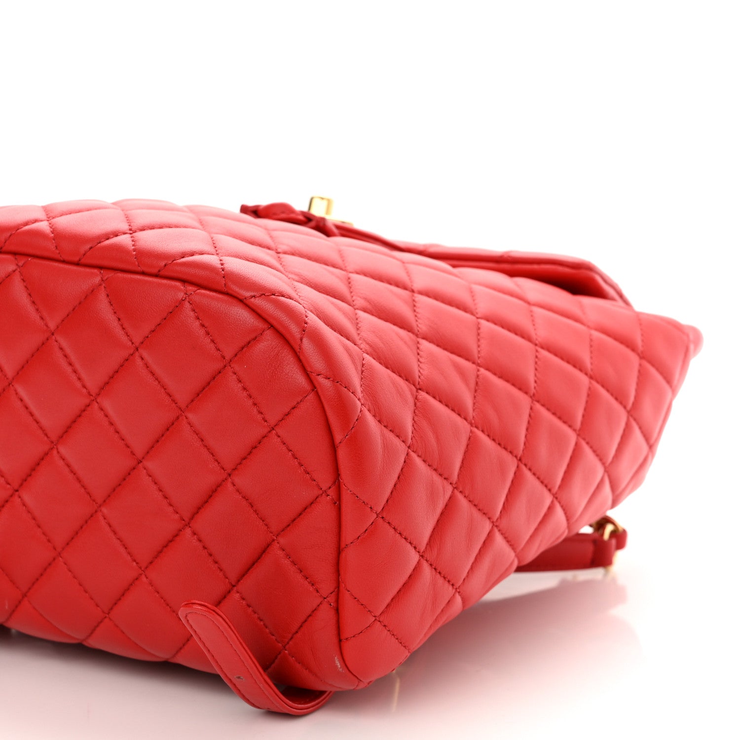 Chanel Lambskin Quilted Small Urban Spirit Backpack Red 10 of 10