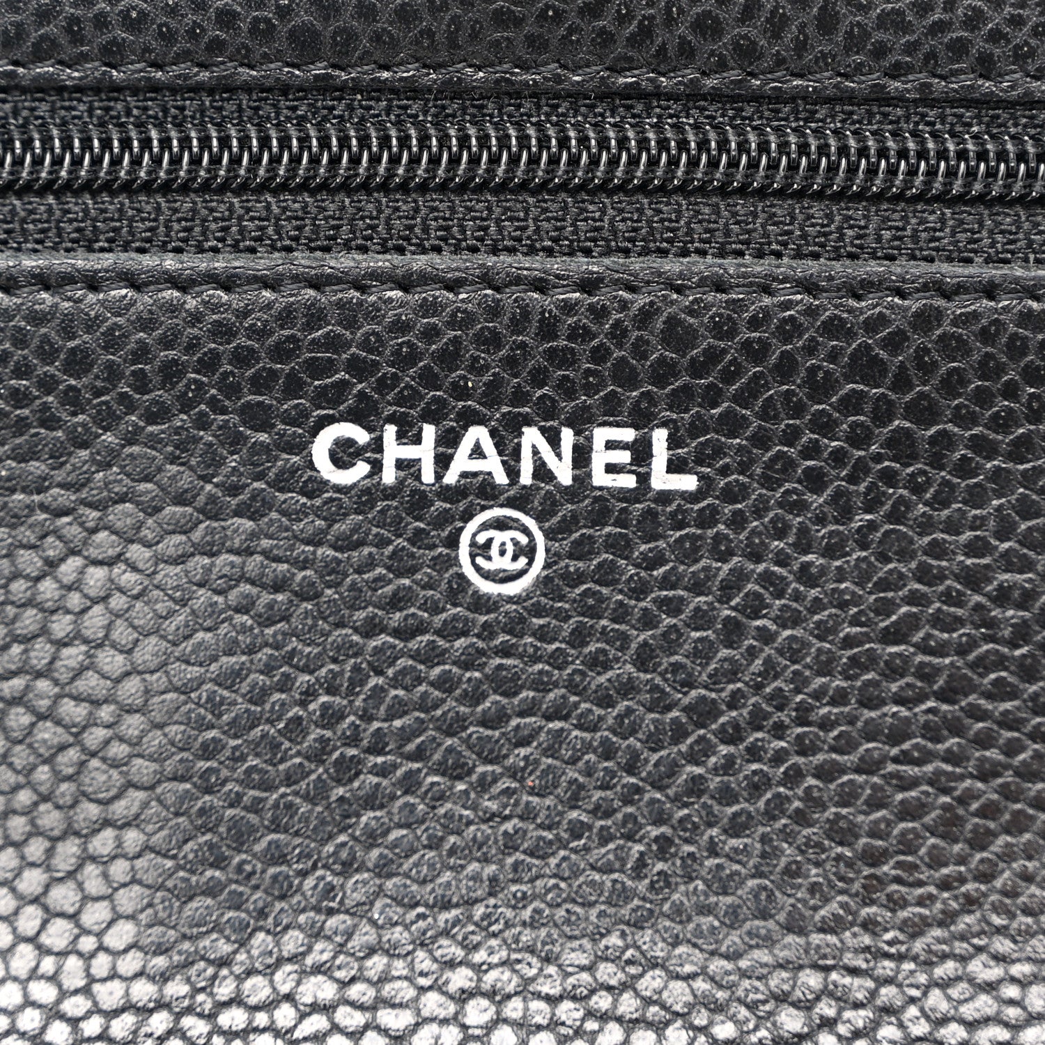 Chanel Caviar Quilted Wallet on Chain WOC Black 6 of 11