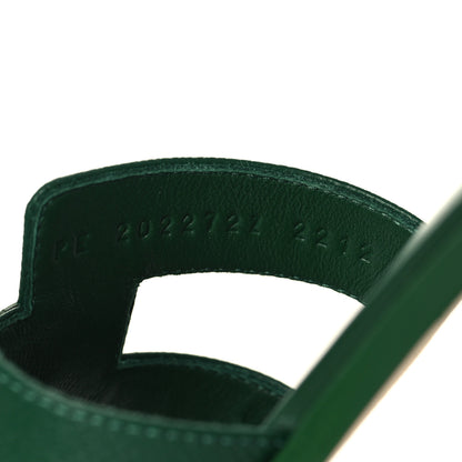 Hermes Epsom Oran Sandals 37 Vert Cactus 8 of 9