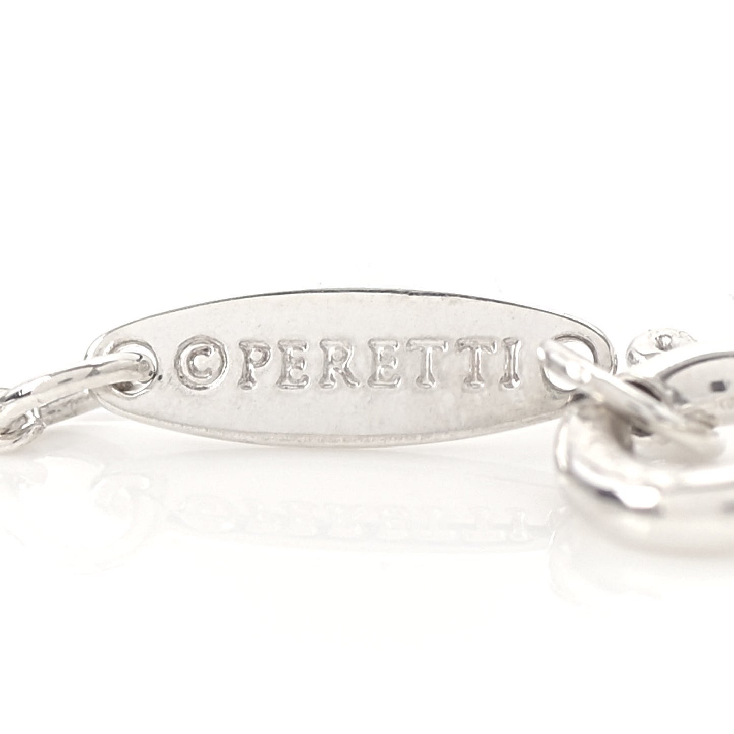Sterling Silver Aquamarine Elsa Peretti Color By The Yard Bracelet