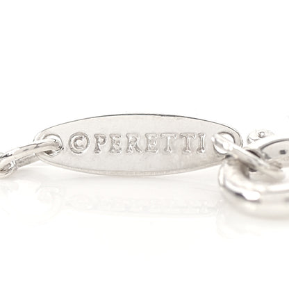 Tiffany Sterling Silver Aquamarine Elsa Peretti Color By The Yard Bracelet 5 of 6
