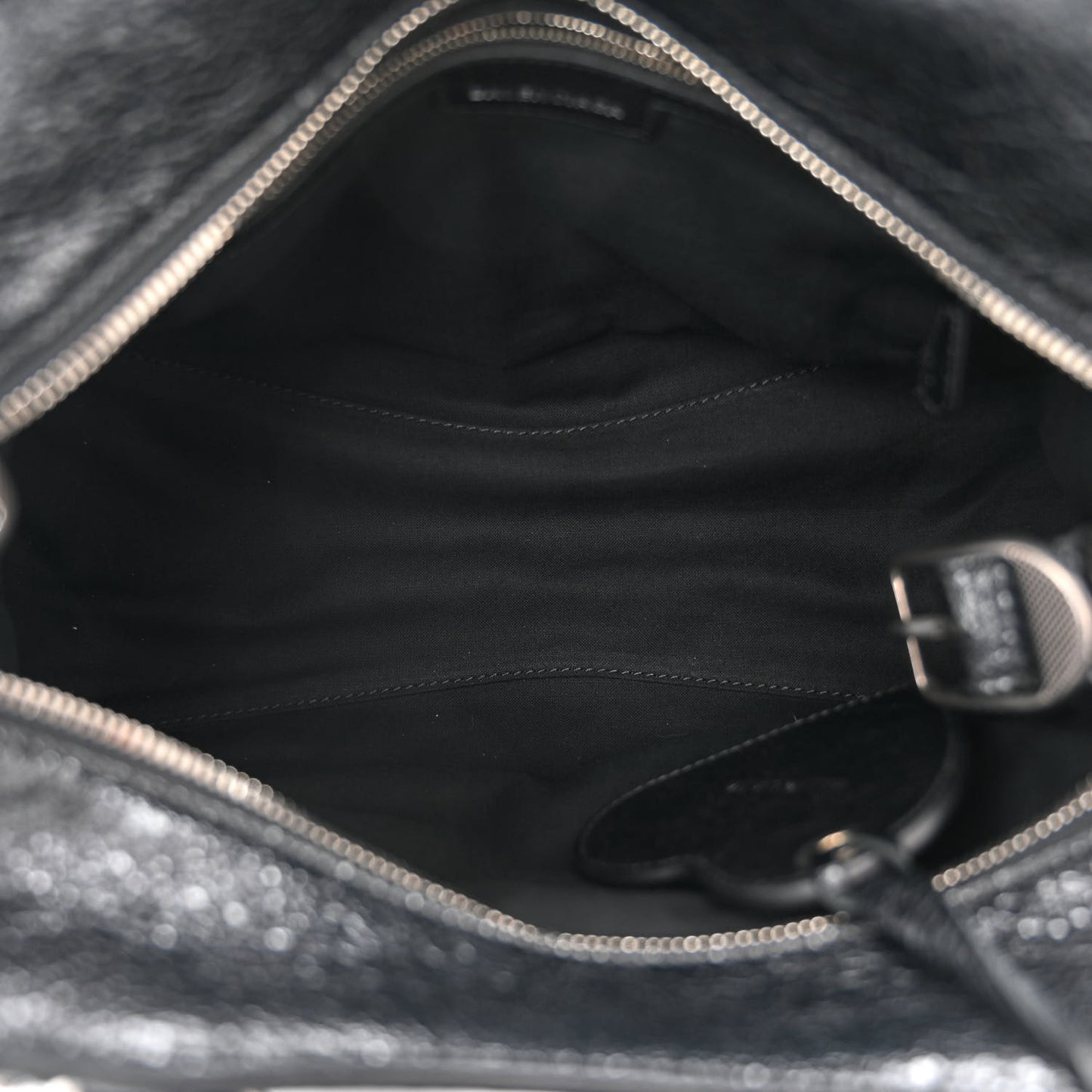 Agneau Arena Small Neo Cagole City Handbag Black