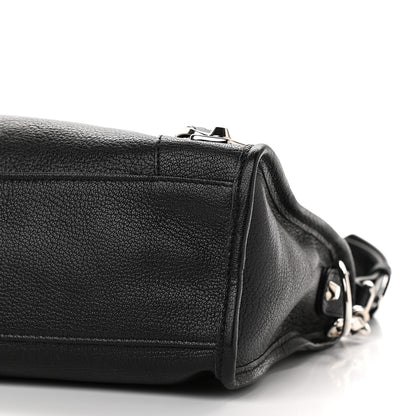 Balenciaga Chevre Silver Metallic Edge Hardware S City Black 9 of 10