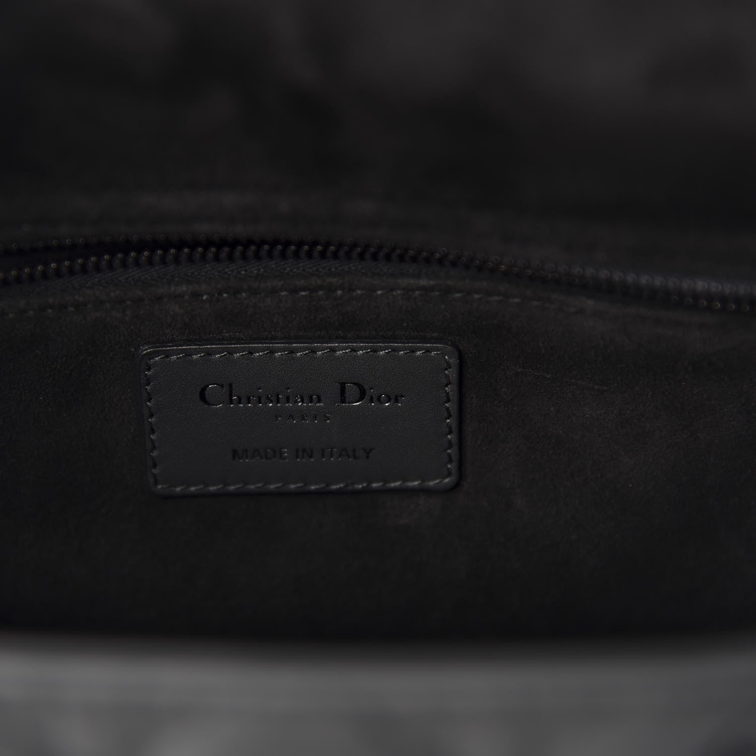 Christian Dior Ultra Matte Calfskin Cannage Medium Lady Dior Black 8 of 10