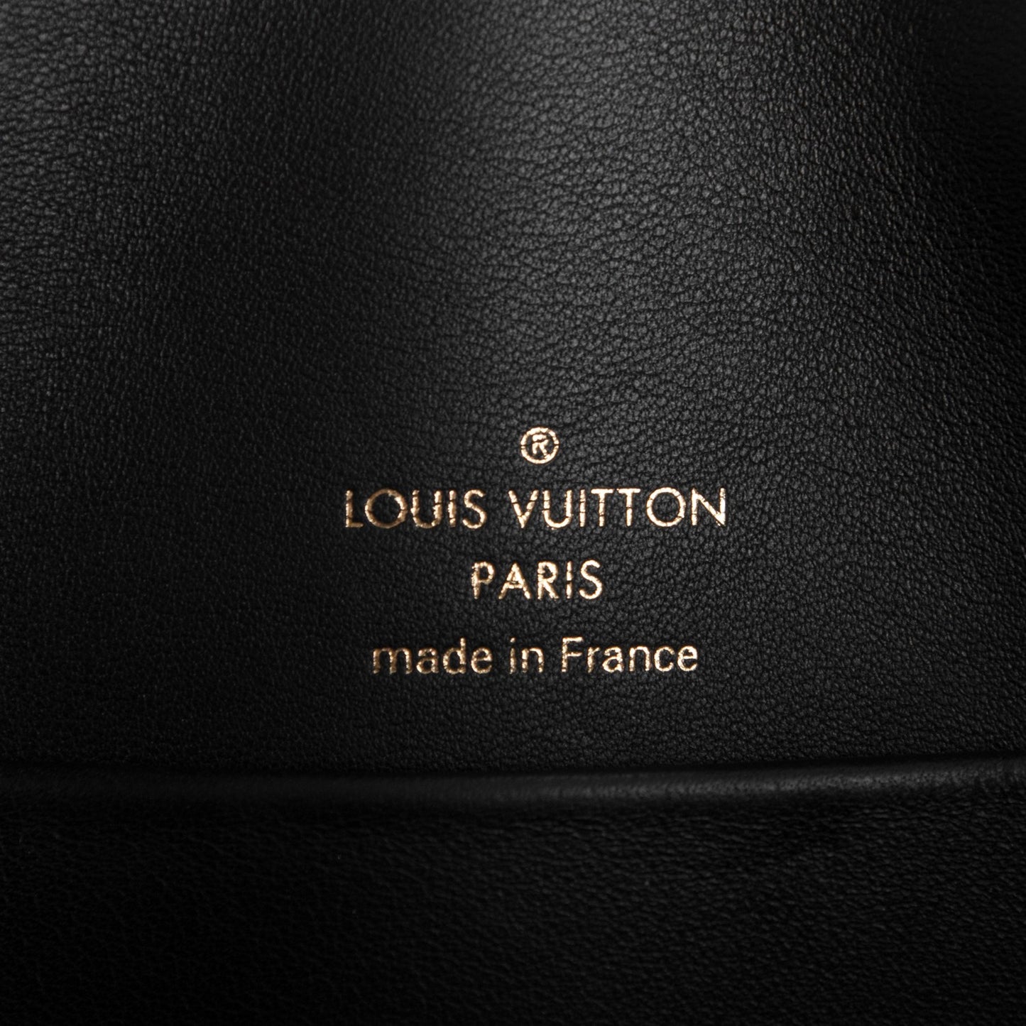 Calfskin Reverse Monogram Column Clutch