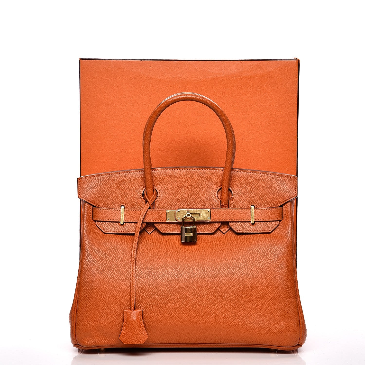 Hermes Epsom Birkin 30 Orange 41 of 41