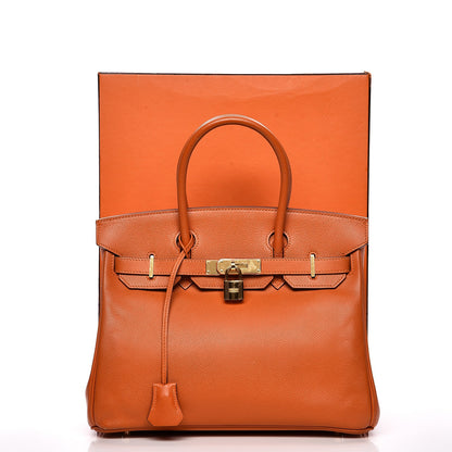 Hermes Epsom Birkin 30 Orange 41 of 41