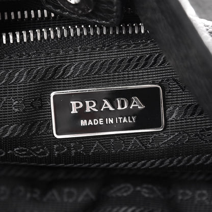 Prada Vitello Daino Side Pocket Tote Black 6 of 7