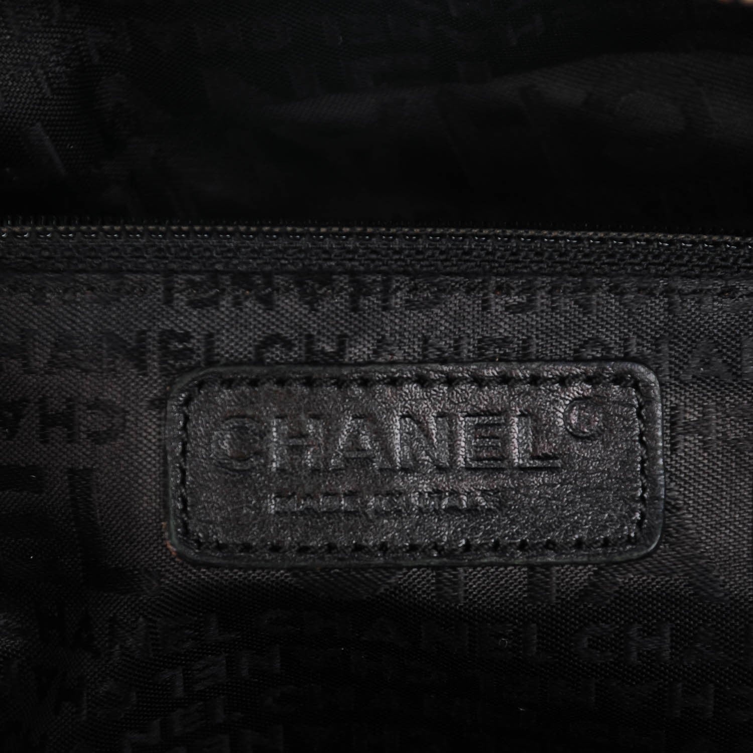 Chanel Caviar Square Stitched Shoulder Bag Black 6 of 7